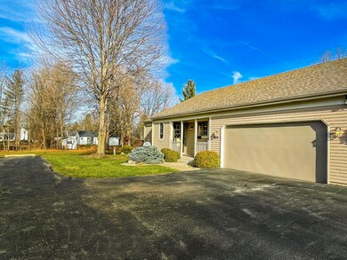 2 stall attached garage w/ramped entry