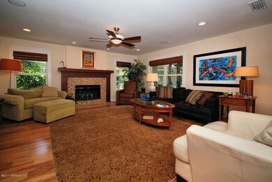 Living Room with Fireplace