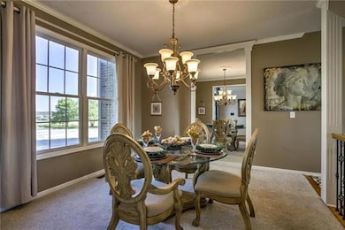 Formal dining room.