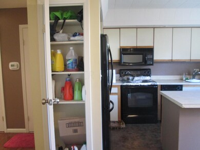 Pantry closet by the kitchen