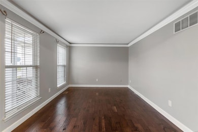 Large den/office with crown molding!