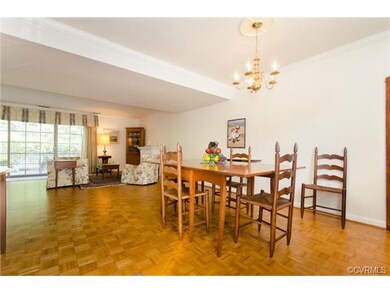 The open living room/dining room floor plan afford