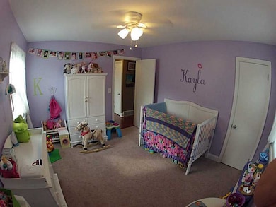 Bedroom. Spacious with ceiling fan.