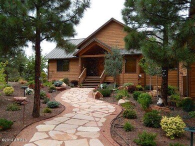 Flagstone walkway to Front