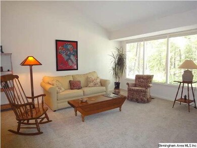 Spacious family room - open to dining room - has v