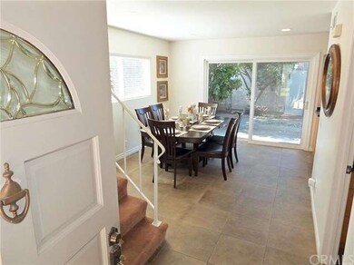 Entering the townhome