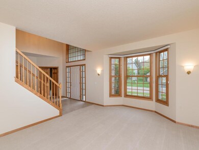 Formal Living Room features a bay window and new c