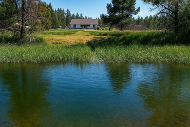 river and house