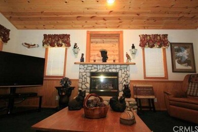 Fireplace in family room