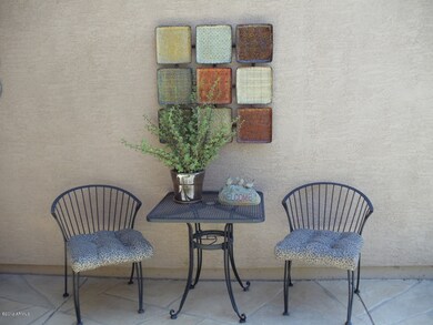 Morning Coffee in Courtyard