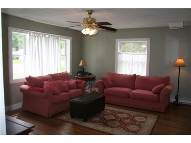 Living Room. Wonderful living room is airy and bri
