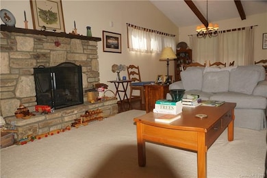 Living Rm with Rock Fireplace