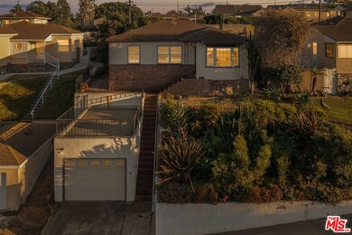 Sunset view of the property