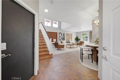 This photo of the view as you enter the home is beautifully virtually staged.