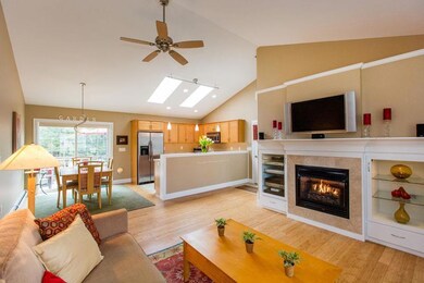 Bright & sunny open living area with...