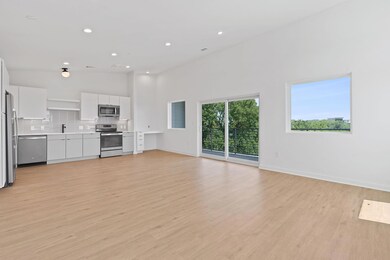 Unfurnished living room with recessed lighting, a