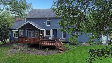 Rear yard, deck, porch.