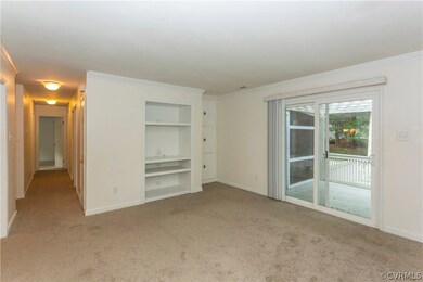 Family Room with Sliding Door to the Deck