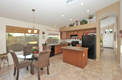 dining and kitchen