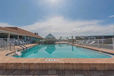 One of two community pools.