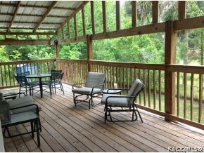 Large porch for relaxing