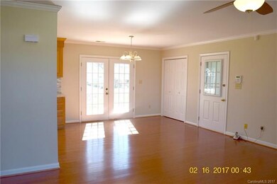 Dining room view from the living room.  This house