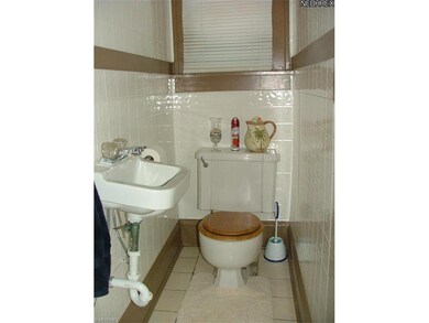 Half bath on main floor.