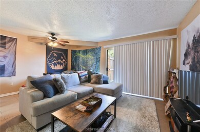 Downstairs Living Area in a 1 Bedroom Unit