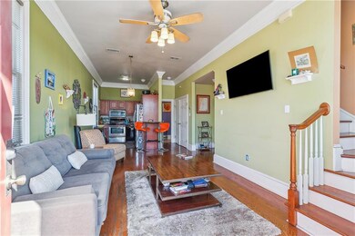 Larger unit open living area.