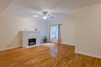 Gas Fireplace in spacious Living/Dining area