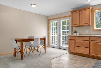 Dining room and kitchen