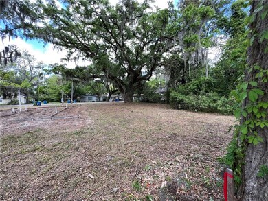 View from back of the lot near paved alley