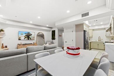 Easy access to the remodeled kitchen, makes entertaining easy.