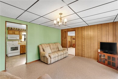 The living room is the ideal place to greet family