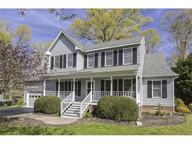 Traditional 2 story with paved drive - garage - br