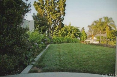 Grassy front yard