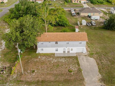 View from above of property