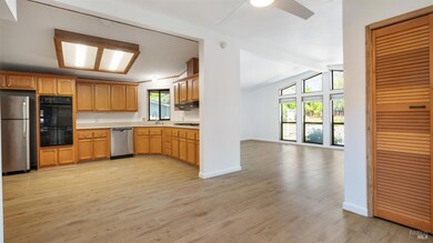 Dining room and kitchen combo