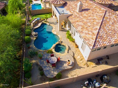 Aerial of Backyard