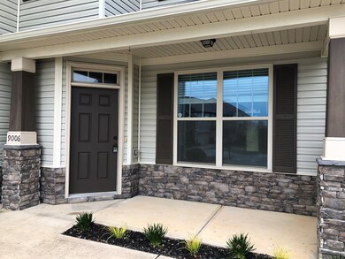 Covered front porch