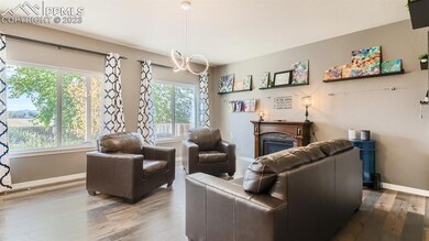 Living Room - tons of light and beautiful flooring