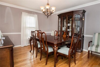 Formal Dining Room with Hardwood Floors