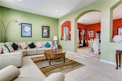 Living Room flowing into the Formal Dining Area