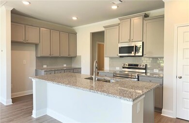 Kitchen with stainless steel appliances, a kitchen