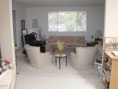 View of living room from dining room