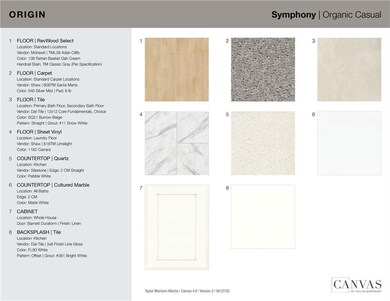 Design Selections - This home is currently under construction - selections are subject to change