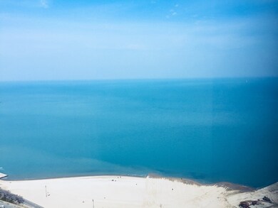 Magnificent Lake Michigan and Oak Street Beach vie