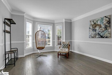 Sitting area in dining space