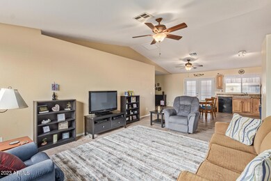 Living Room with View to Kitchen