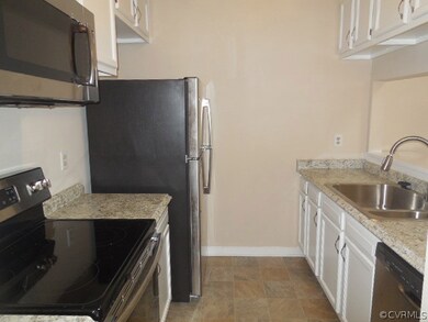 Kitchen with new countertops
